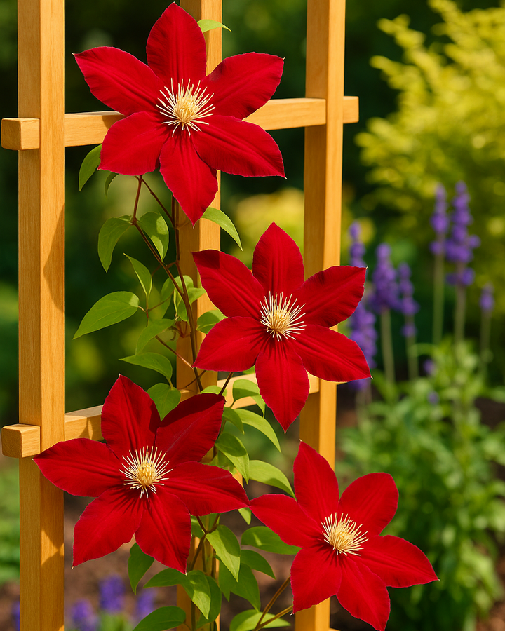 Clematis 'Rebecca' (Hybrid Clematis)