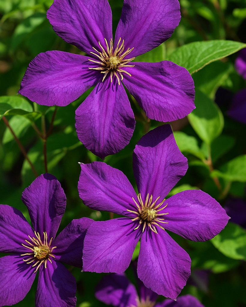 Clematis 'Polish Spirit' (Hybrid Clematis)