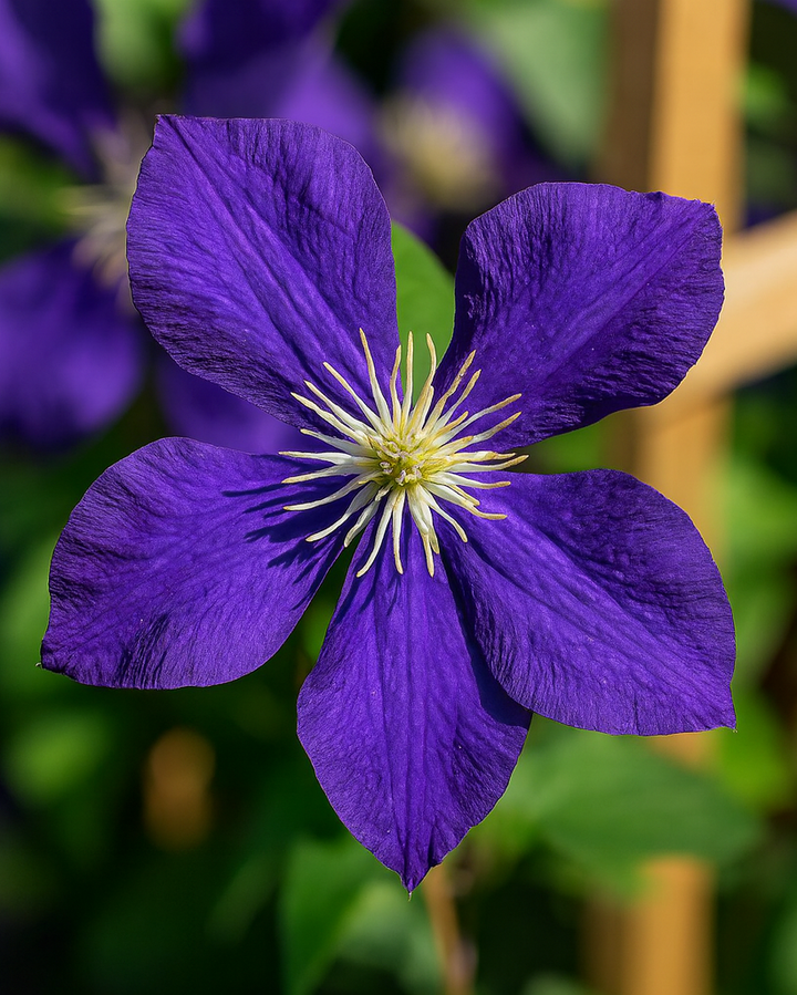Clematis 'Jackmanii' (Hybrid Clematis)
