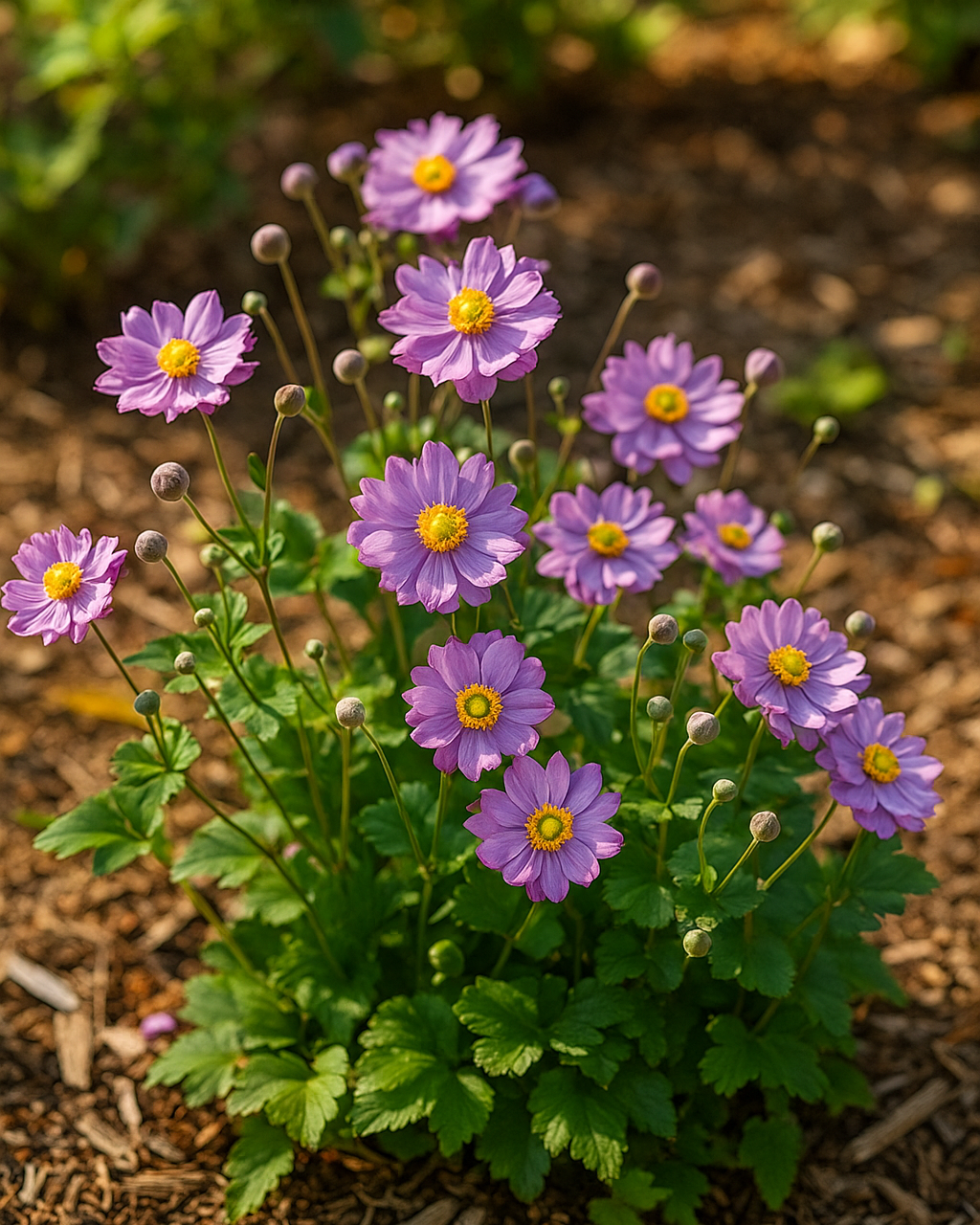 Anemone x hybrida Fantasy™ 'Pocahontas' (Windflower)