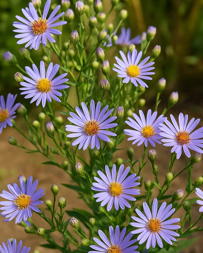 Aster laevis 'Bluebird' (Smooth Aster)
