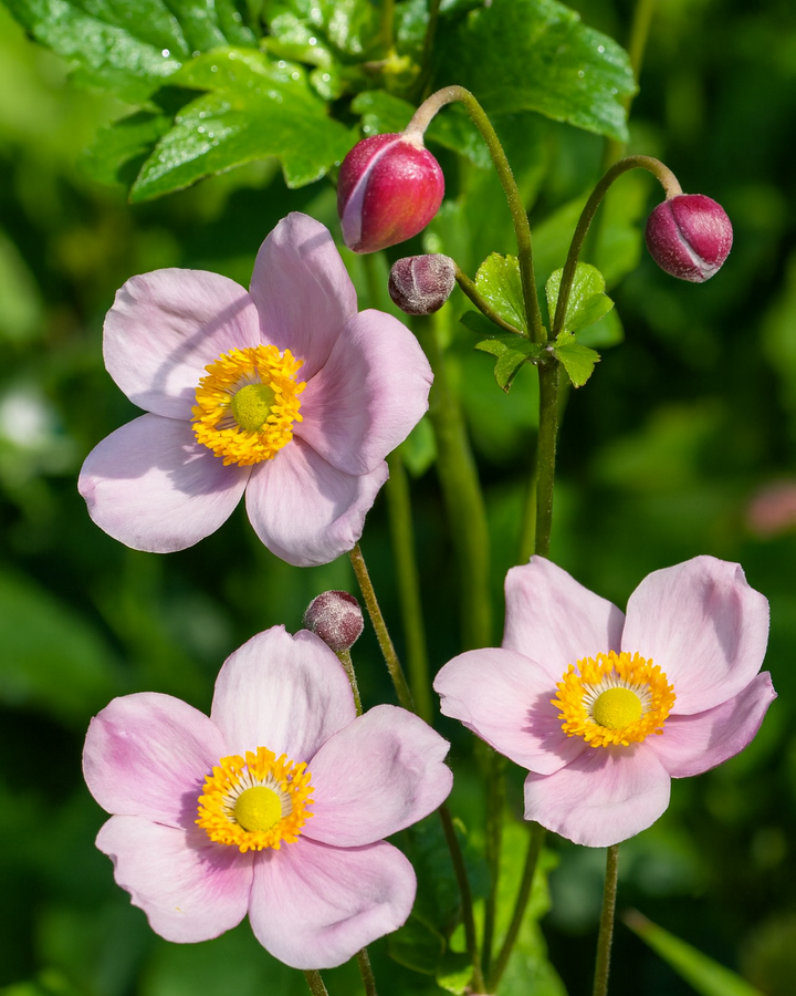 Anemone x hybrida 'September Charm' (Windflower)