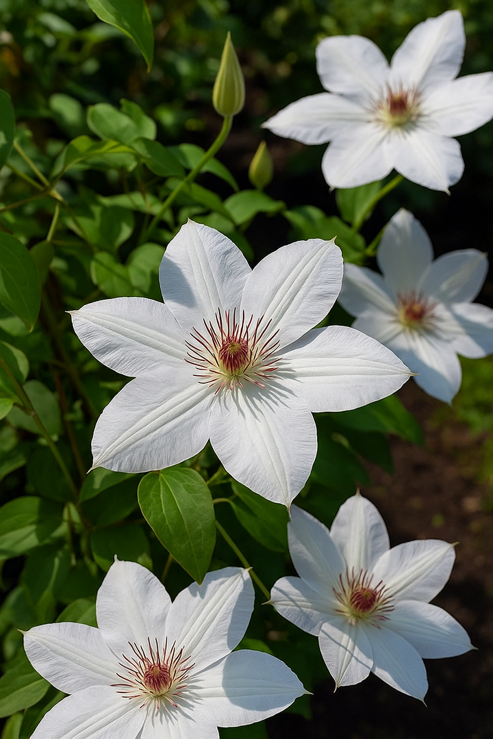 Clematis 'Henryii' (Hybrid Clematis)