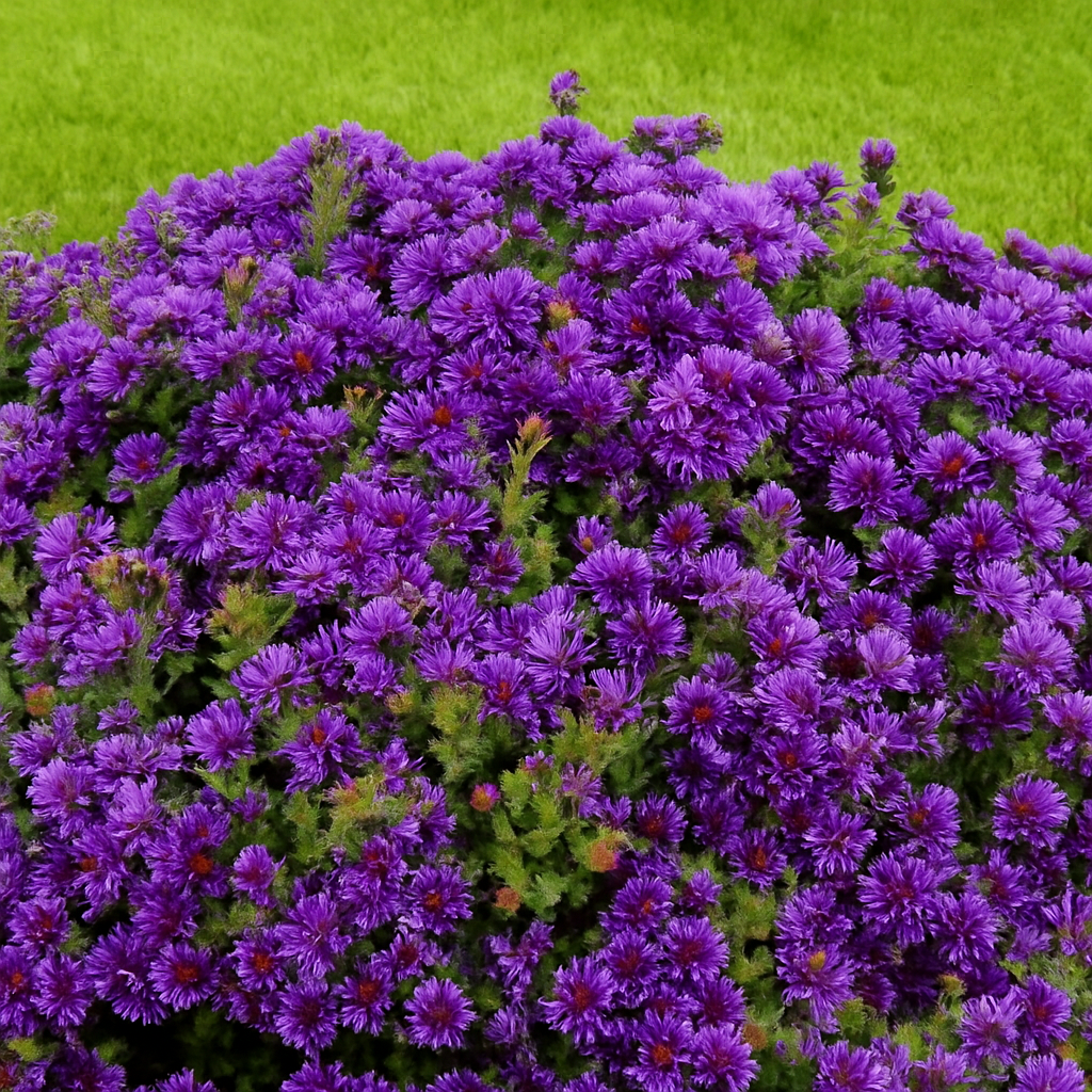 Aster novae-angliae 'Grape Crush' (New England Aster)