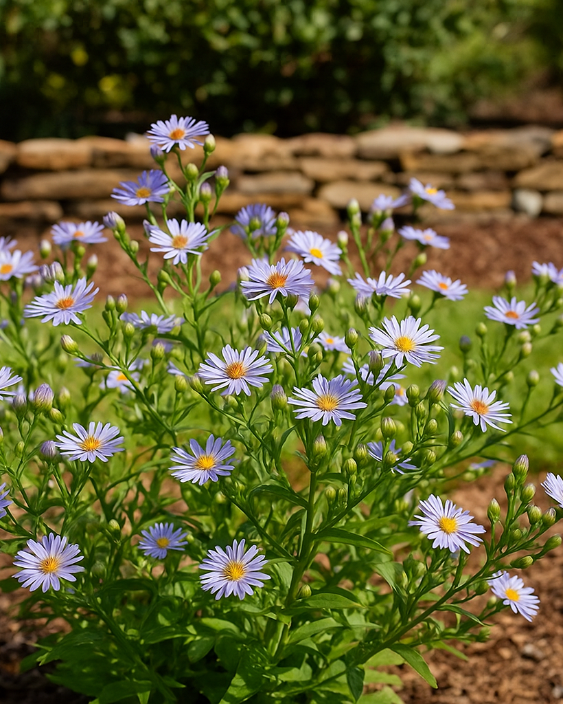 Aster laevis 'Bluebird' (Smooth Aster)