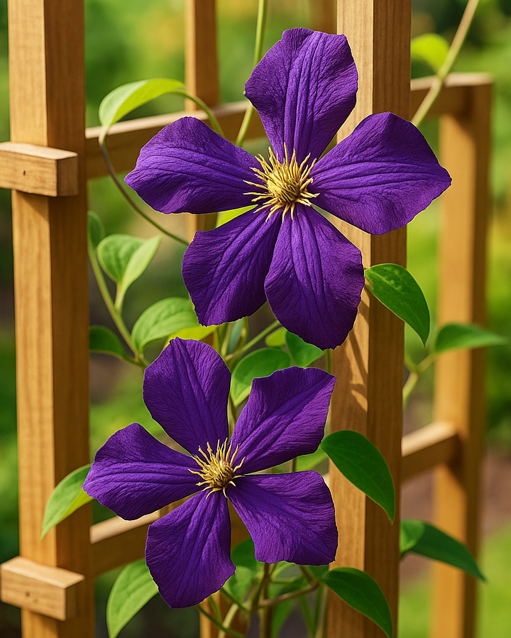 Clematis 'Polish Spirit' (Hybrid Clematis)