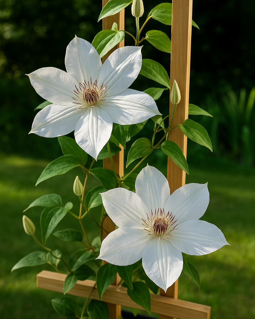 Clematis 'Henryii' (Hybrid Clematis)