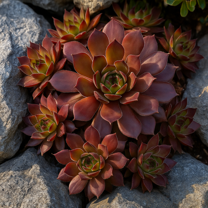 Sempervivum 'Peggy' (Hens and Chicks)