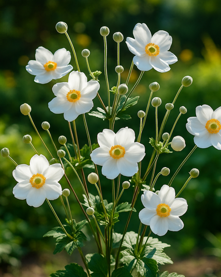 Anemone x hybrida 'Honorine Jobert' (Windflower) – Perennial Farm Anemone x hybrida 'Honorine Jobert' (Windflower) – Perennial Farm