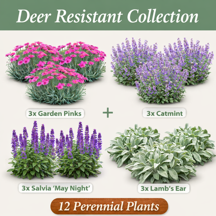 Deer Resistant Collection – 12 Perennial Plants