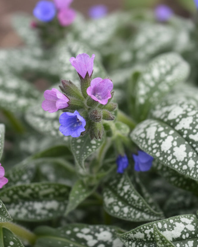 Pulmonaria 'Pink-a-Blue" (Lungwort)