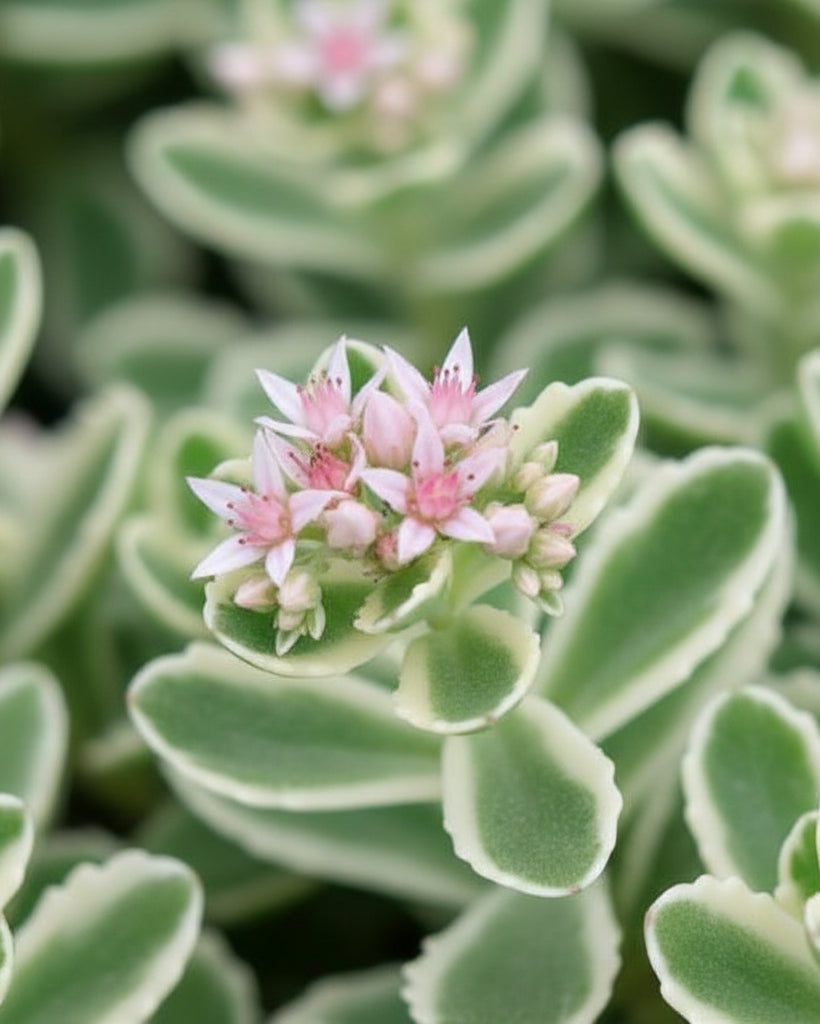 Sedum 'FloriLuna' (Variegated Stonecrop)