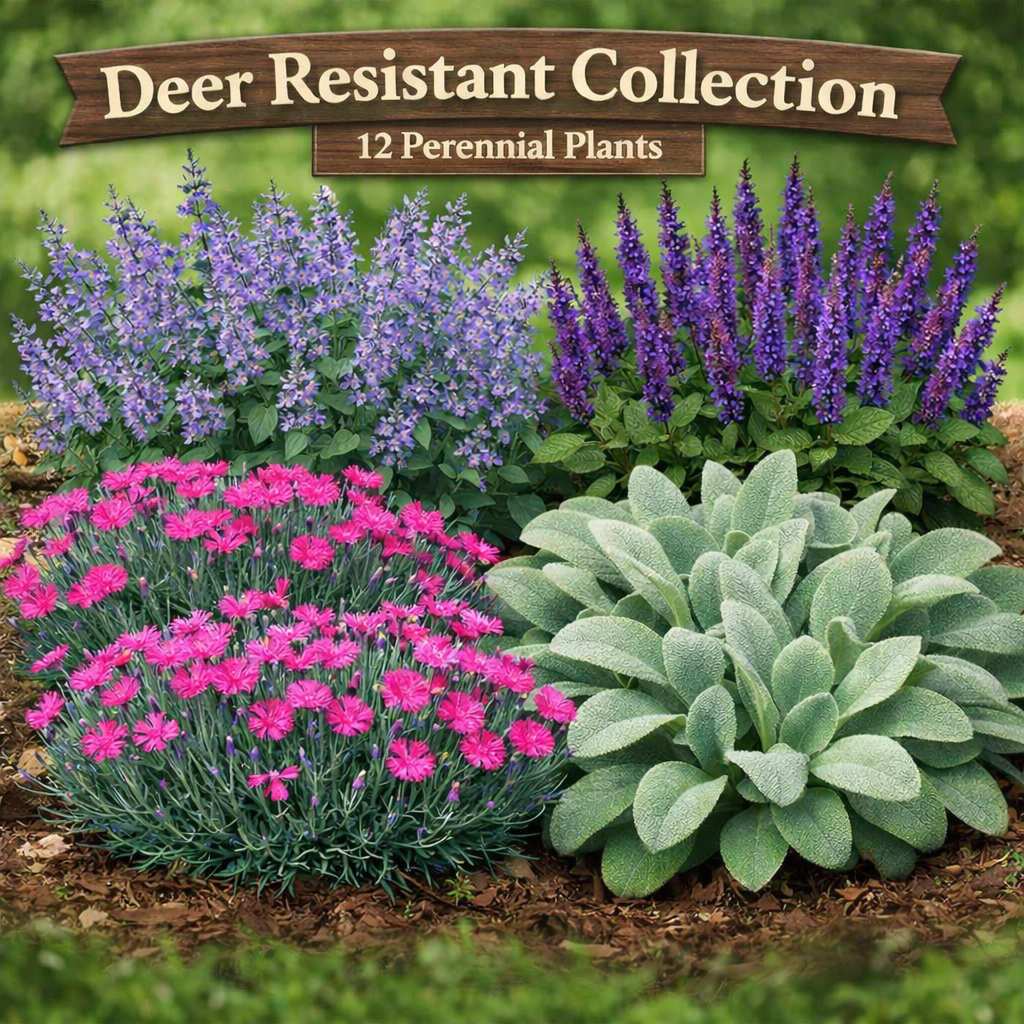 Deer Resistant Collection – 12 Perennial Plants