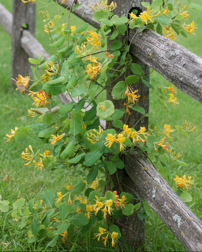 Lonicera s. 'John Clayton' (Yellow Honeysuckle)